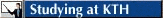 Studies at KTH: