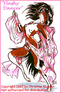 Equine fem sold at CF8 artshow