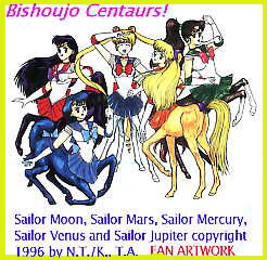Sailor Moon and co. as centaurettes!
