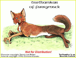 Trethamkar, fox/greyhound/wuff/eagle thingy. ;)
